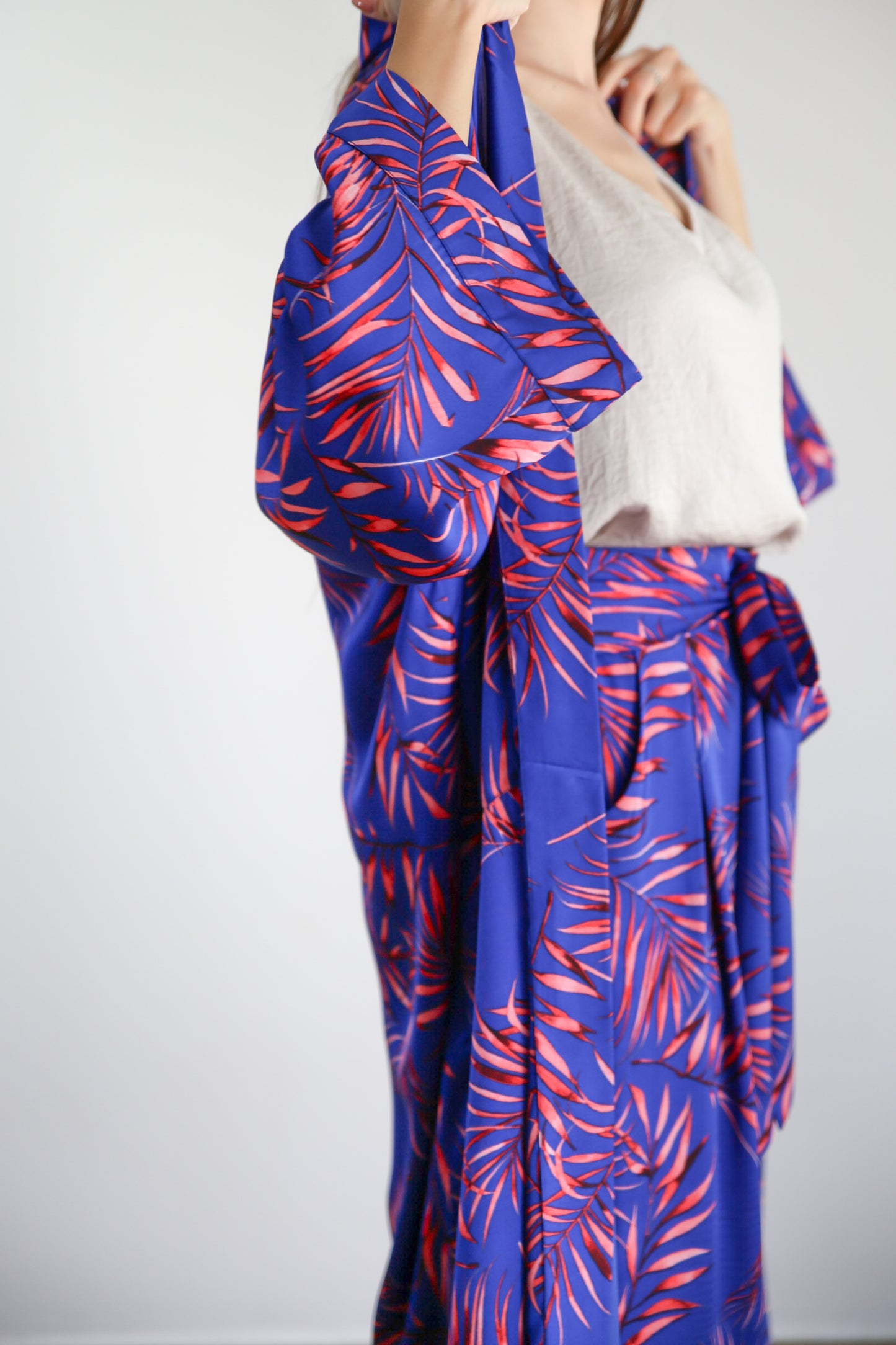 The Kimono Palm Blue